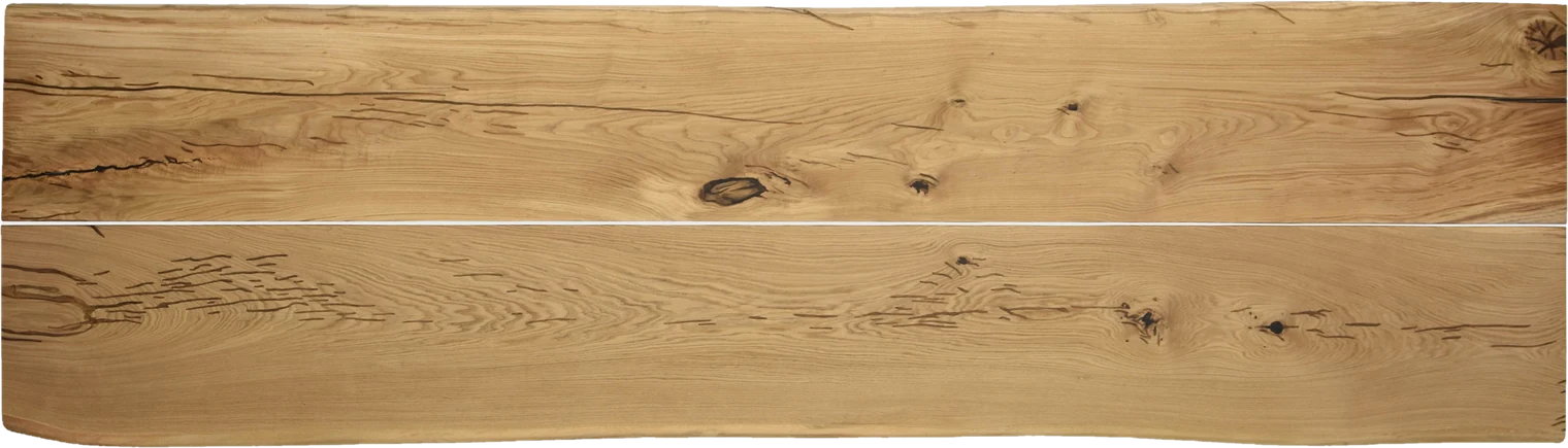 Elegante no. 0027, oak, 380 cm, from above