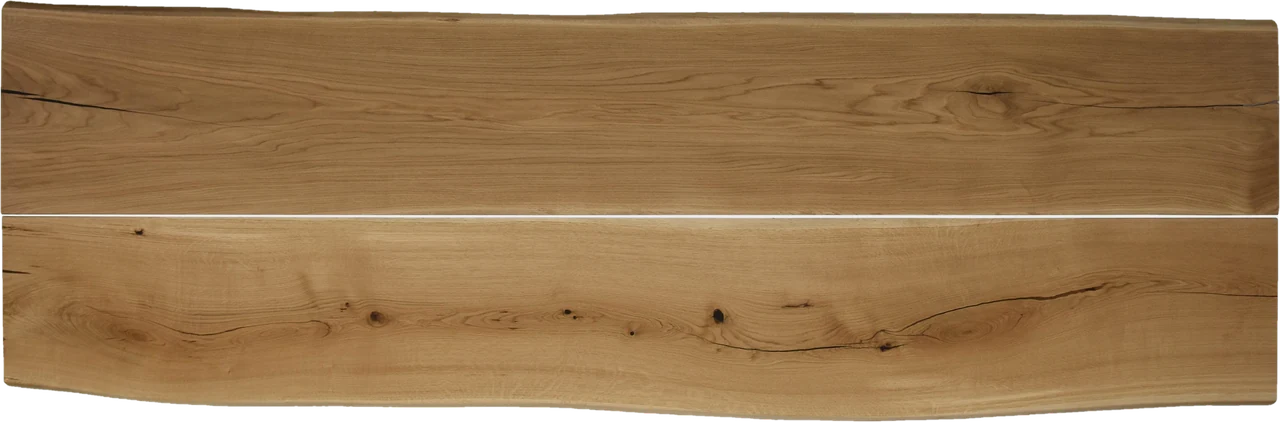 Elegante no. 0050, oak, 320 cm, from above