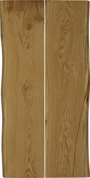 Table no. 0016, oak, 180 cm, from above