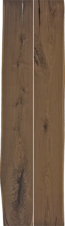 Table no. 0085, walnut, 360 cm, from above